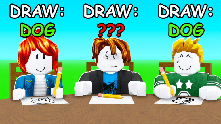 Roblox experience thumbnail for Catch the Artist!