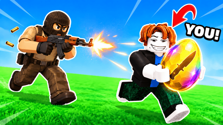 Roblox experience thumbnail for Steal A Weapon Egg